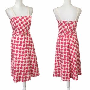 Tracy Reese Belted Silk Blend Midi Sundress